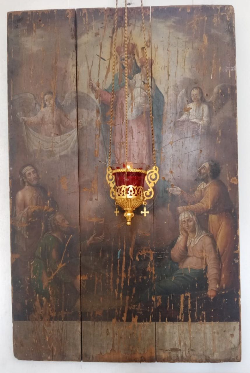 🕯Благодатный огонь доставлен в храм Рождества Иоанна Предтечи с. Подлесное.
