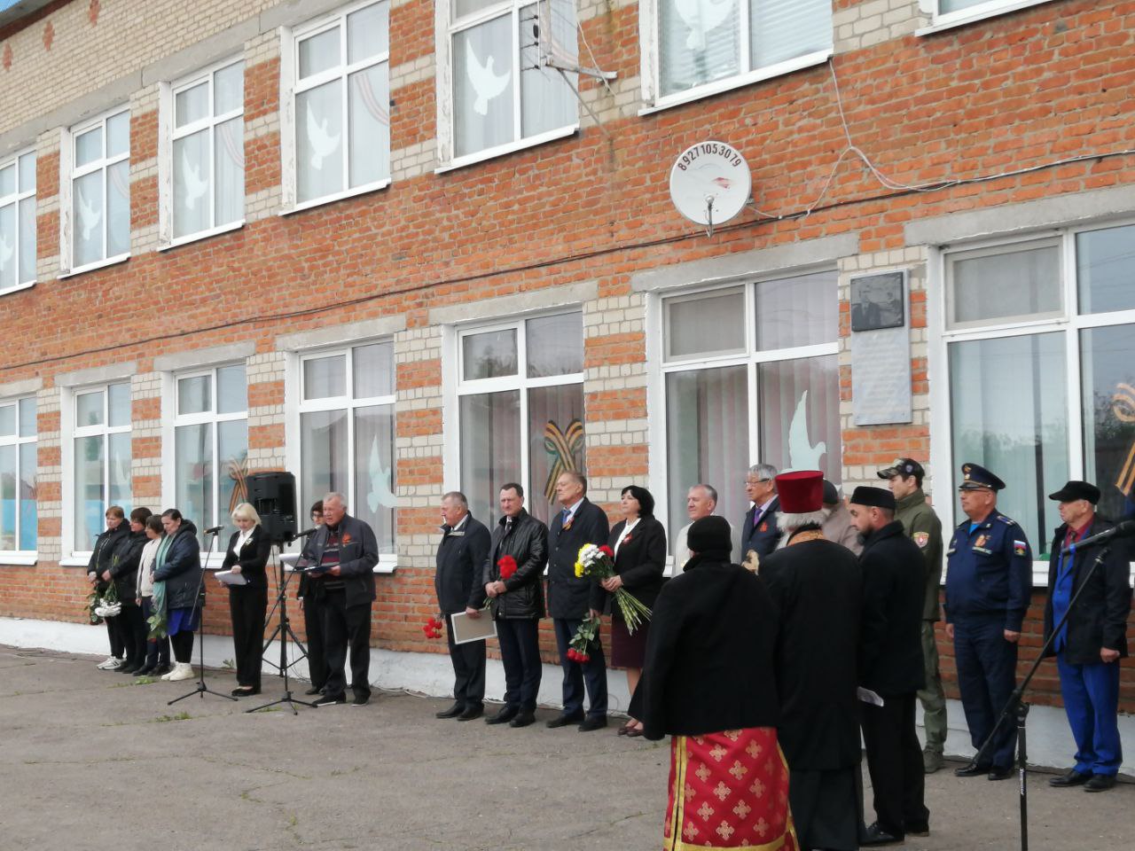 В селе Орловское прошло торжественное мероприятие, посвященное 80-летию Победы в Великой Отечественной войне.