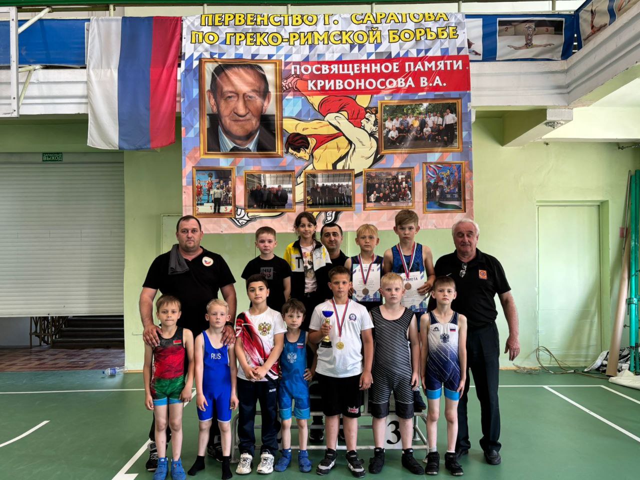 🤼25 мая в г.Саратове прошёл городской турнир по греко-римской борьбе, посвящённый памяти Отличника физической культуры РФ Кривоносова В.А..