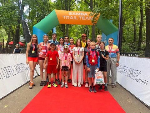 Марксовские спортсмены на трейл-полумарафоне «Тенистые овраги» 🏃.