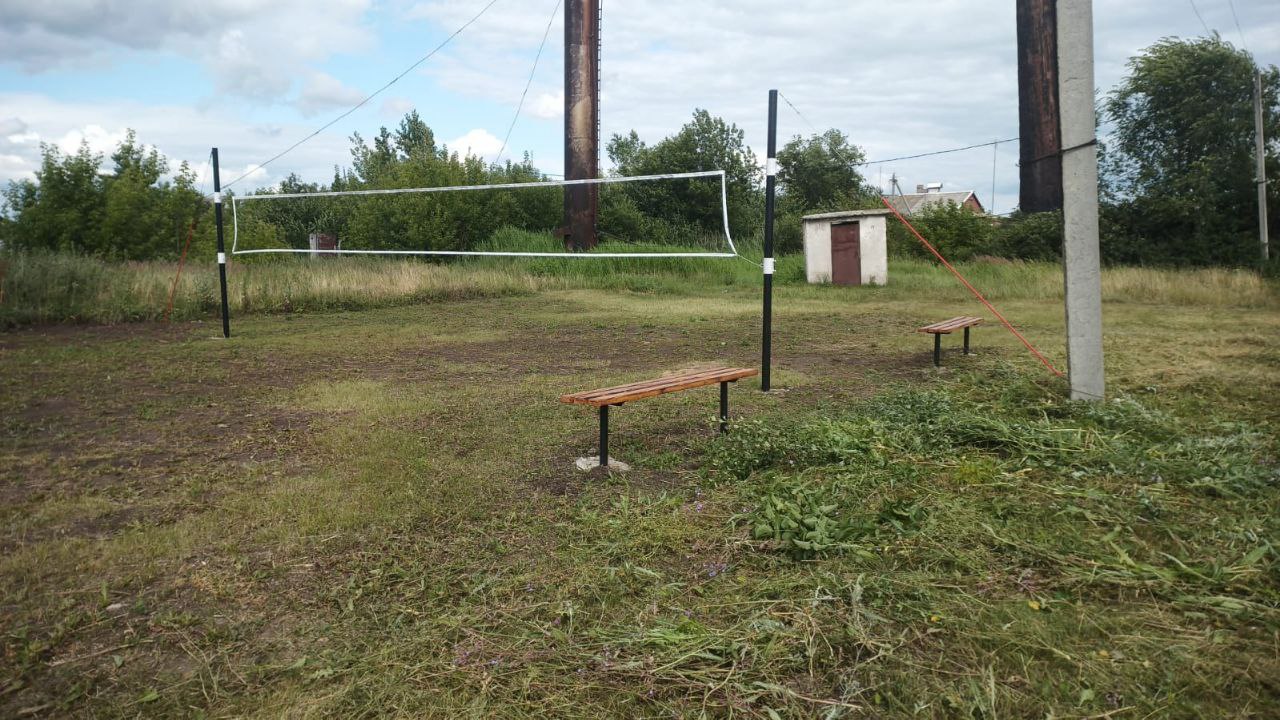 В селе Баскатовка появилась еще одна спортивная площадка!.